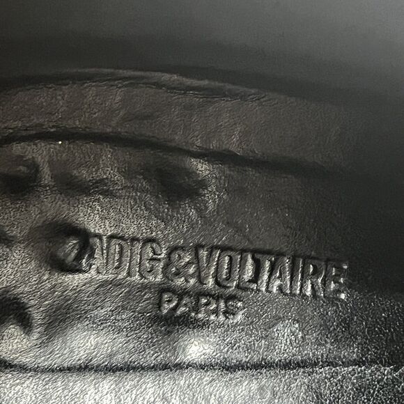 Zadig & Voltaire Molly Suede Ankle Boot Tan Western Cowgirl Country Size 37/US 6 - Picture 8 of 11